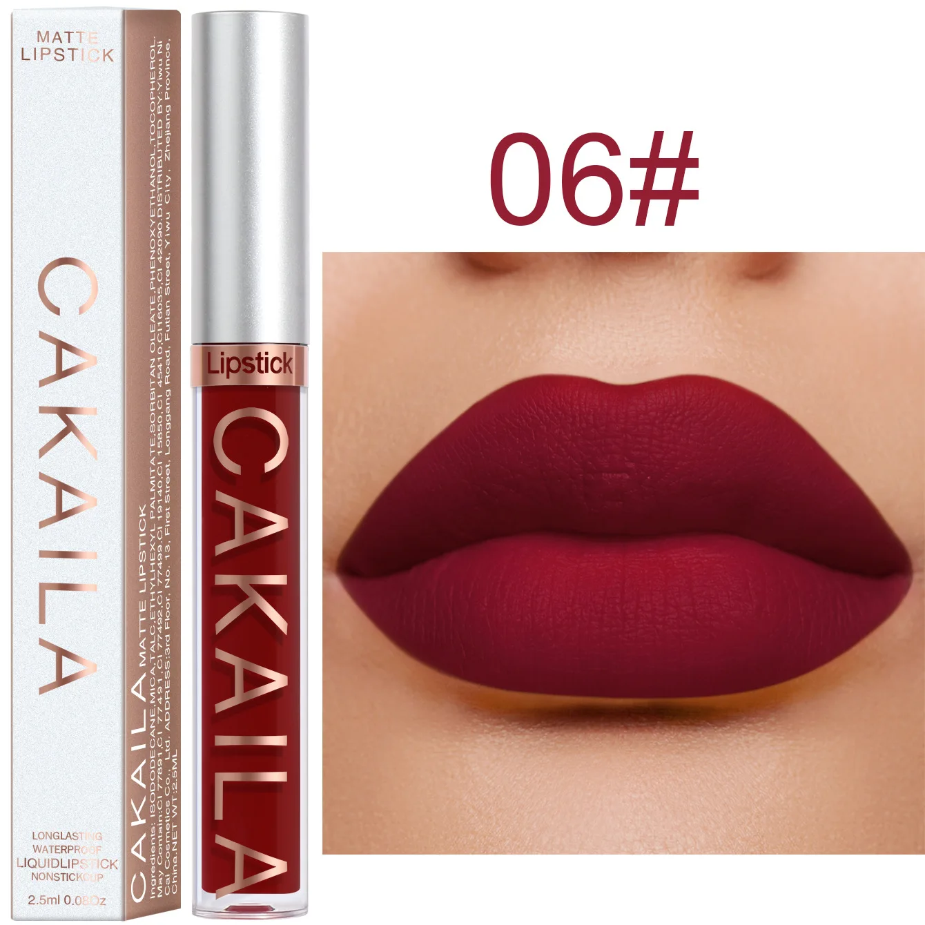 Matte Velvet Lipstick 18 Colors Lip Gloss Long Lasting Non-marking Sexy Waterproof Liquid Lipsticks Lip Makeup Cosmetic