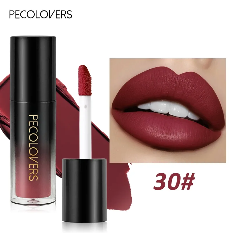 Multiple Colors Matte Velvet Lip Gloss Waterproof Long-lasting Non-stick Cup smooth Lipstick To Apply High Color Rendering