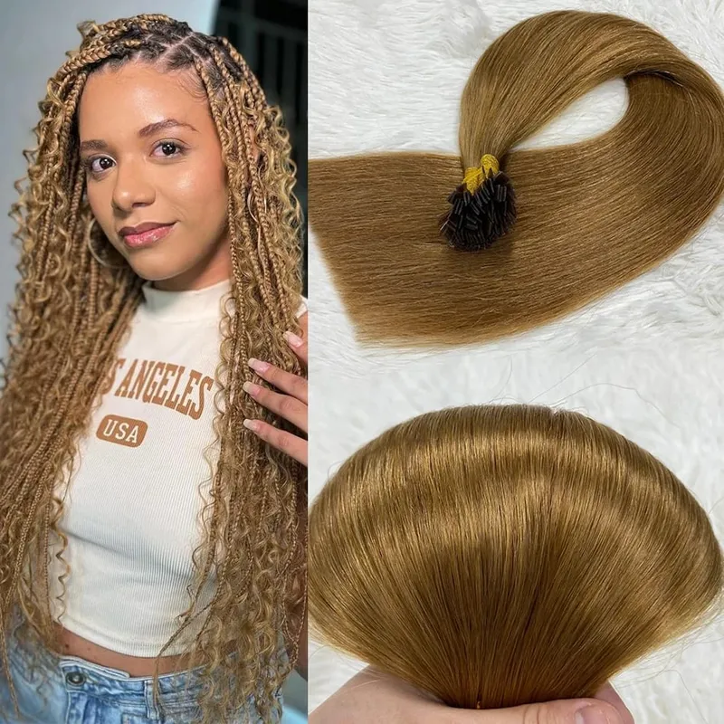 Flat Tip Human Hair Extension Remy Hair 1g/s 18-28 inch Real Remy Silky Straight Black Brown Pre Bonded Keratin Fusion Hair