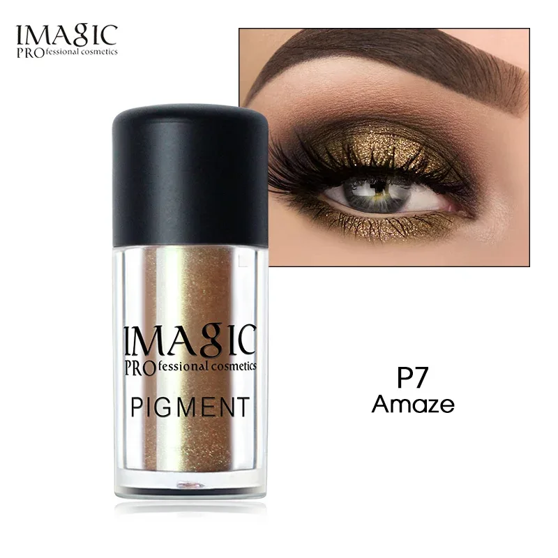 New Arrival Glitter Eyeshadow Metallic Loose Powder Waterproof Shimmer Pigments Colors Eye Shadow Makeup Cosmetics
