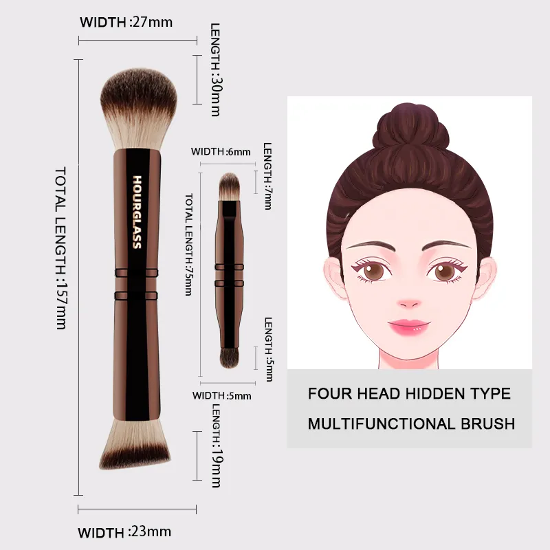 Horglass Multifunctional Makeup Brushes for Foundation Concealer Loose Powder Eyeshadow Satisfy all your makeup needs