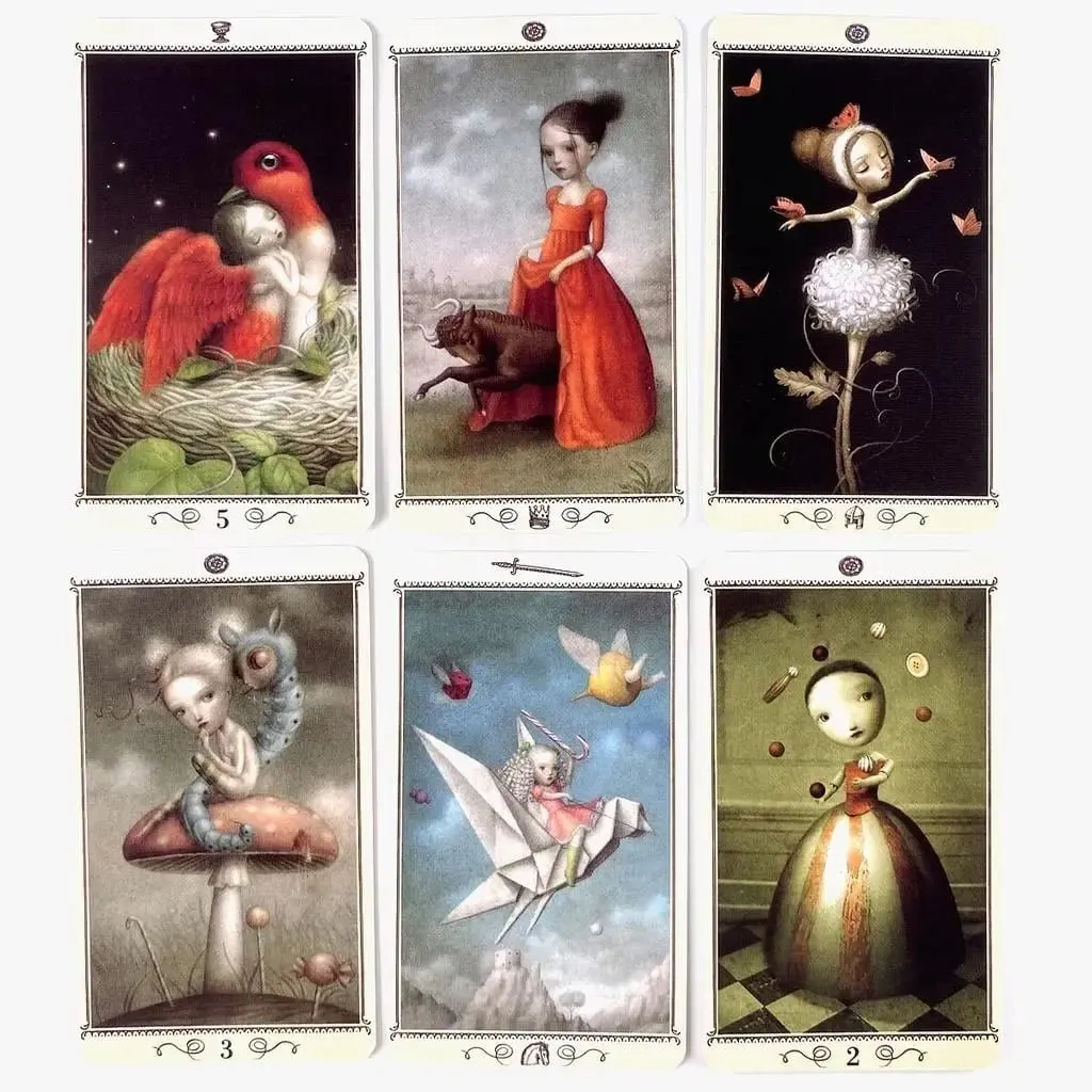 10.3*6cm Nicoletta Ceccoli Tarot Deck Party Table Gam Fortune-telling Prophecy 78 Pcs Cards