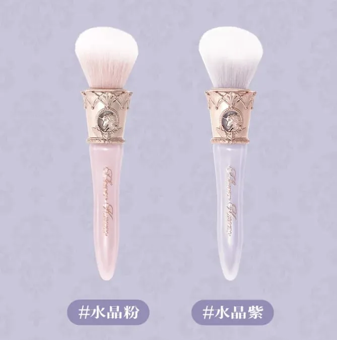 Flower Knows Bunny Garden Series Blush Brush - Flower Knows Wool Loose Powder Highlighter Cosmetic Tool for Makeup
