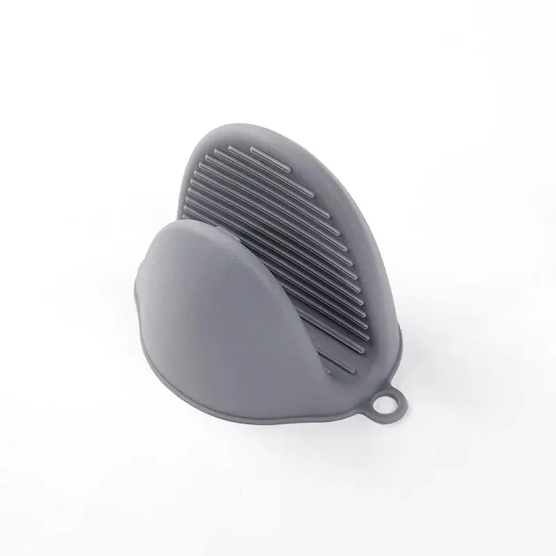 2pcs Oven Mitts Silicone Heat Resistant Pinch Mitts Anti Scalding Non Slip Gloves Clips Pot Holder Cooking Baking Oven Mitts