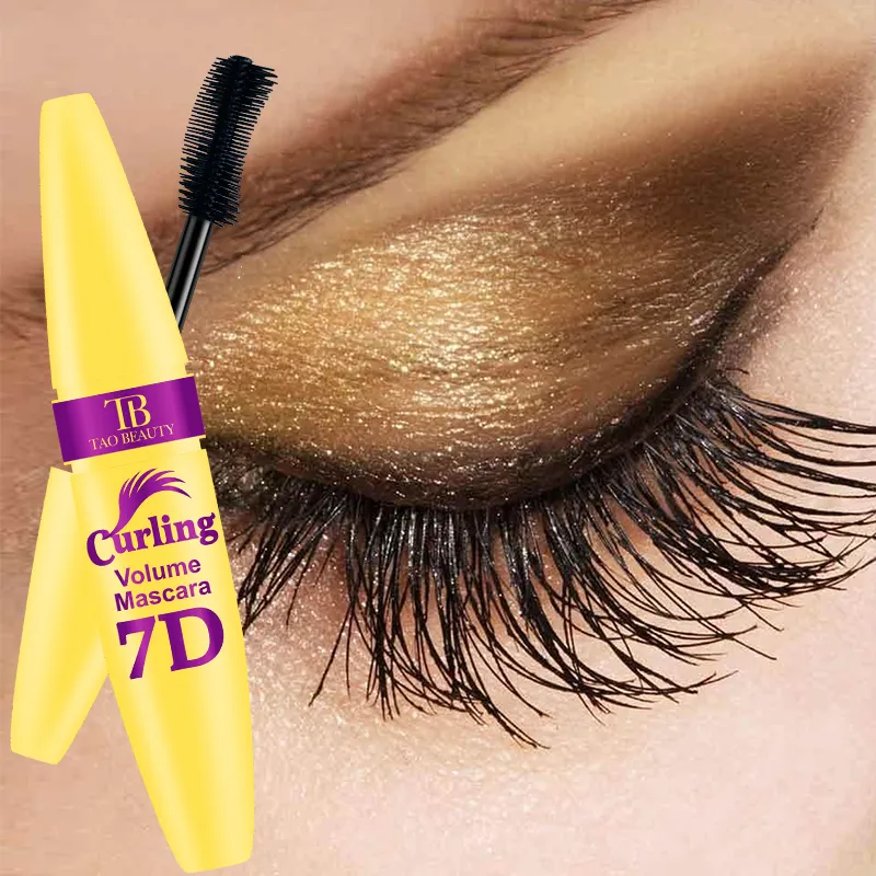 Black Waterproof Mascara for All Lengthening Makeup Products Eyelash Extension Curling Eye Lashes Mascara 7D Effect Eye Cosmetic — image 5