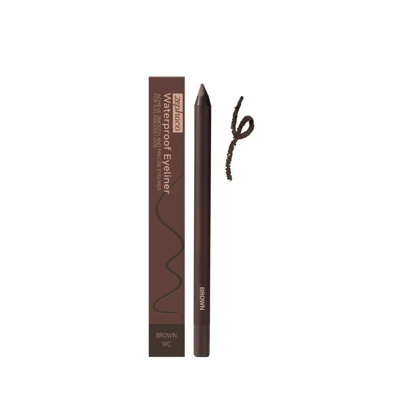 Waterproof Eyeliner Brown Smooth Matte Eye Liner Long Lasting Non Smudging High Pigmented Eyebrow Pencil Punk Eye Makeup — image 11