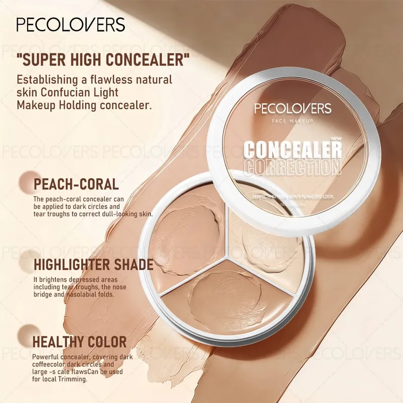 6PCS Face Set Liquid Foundation+concealer+pre Makeup Primer+makeup Tools Perfect Foundation Full Set of Face Cosmetics