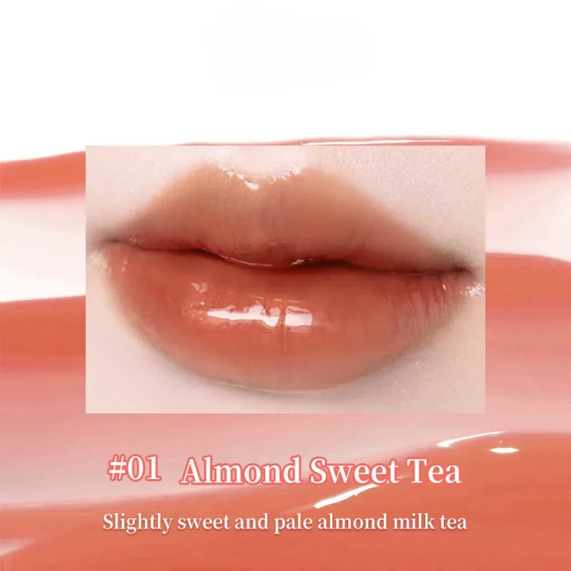 Ginger Candy-shaped Lip Gloss with A Moist and Nourishing Texture Long-lasting and Vivid Color A Cute Lip Gloss.