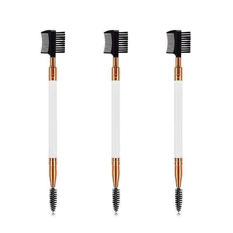 3/10 PC 1PC Double Ended Eyebrow Comb Brush Beauty Makeup Brushes Eyelash Applicator Professional Make Up Tool