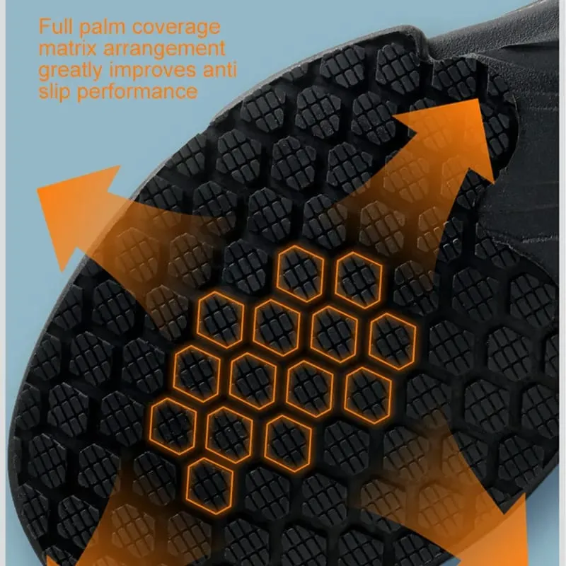 anti-skid kitchen work shoes non slip work waterproof boots lightweight Safety shoes for men chef work shoes leather sneakers — image 5