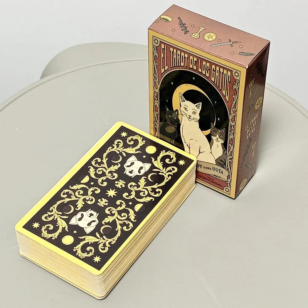 Cats Rule The Earth Tarot 78-Card Deck for The Feline-Obsessed Spanish Edition 10.3*6cm — image 6