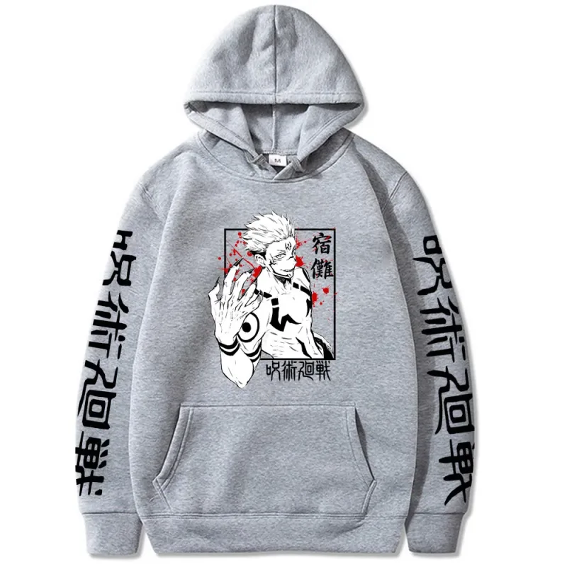 Ryomen Sukuna Hoodies Graphic Printing Sweatshirts for Fans Casual Long Sleeve Men/Women Clothing Sudaderas Hip Hop Hoody — image 3
