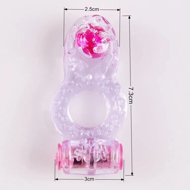 Triple Couples Dual Pleasure delay Ring Vibrating Ring clit stimulator longer erections intense ejaculations Sex Toys for man