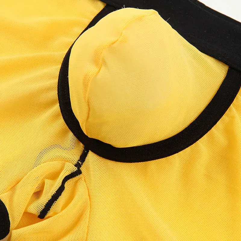 Men's Panties Mesh Breathable Thin Male Boxershorts Underpants Boxers Man Sexy Underwear Lingerie