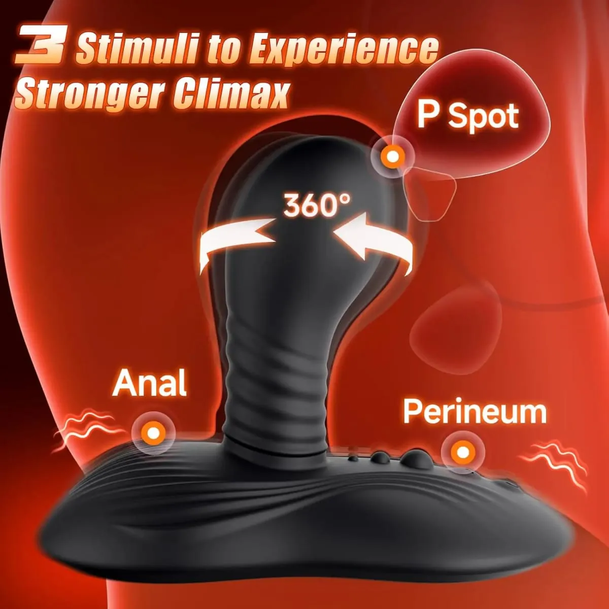 Duduk dan Tunggang Berputar Dildo Vibrator Alat Kawalan Jauh G Spot Stimulator Prostat Massager Mainan Seks Dewasa untuk Wanita Lelaki
