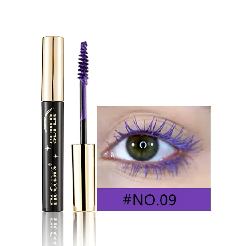 12 Colors Colored Mascara Waterproof Long-lasting Volumizing Curling Non-flaking Rainbow Eye Makeup Purple Blue Pink Green Red — image 15