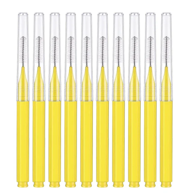 10/20 Pcs Eyebrow Brushes Mini Brow Lifting Brush Disposable Makeup Eyelash Tool Tooth Interdental Brush Lash Extension Supplies