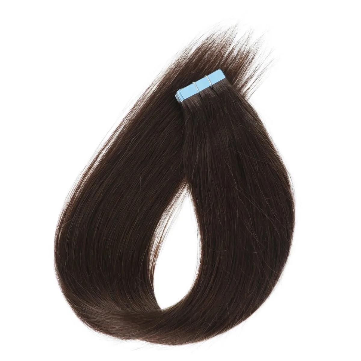 High Quality Silky Soft Remy Human Hair Extensions 12 Inch-20 Inch Tape Hair Wear Resistant Durable Silky Soft PU Seamless Add Length Volume