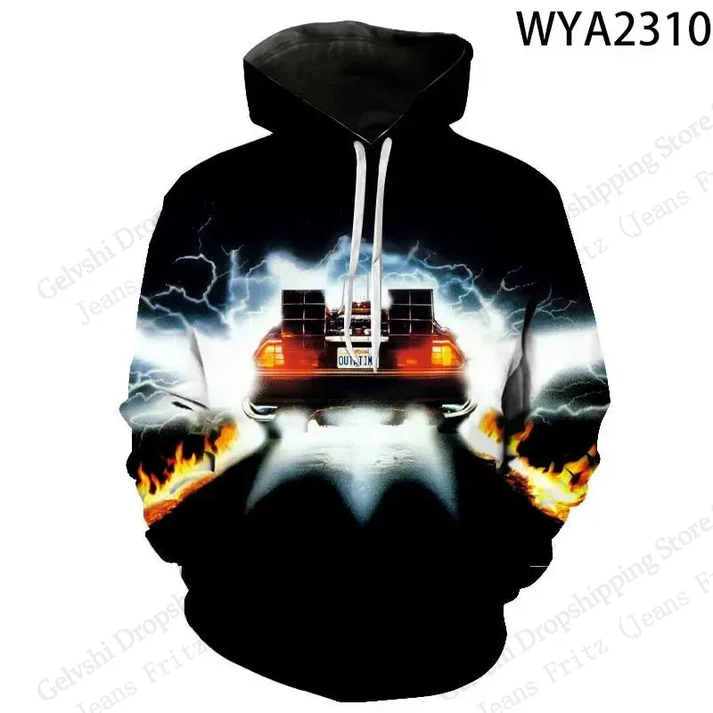 Movie Back To Future 3d Print Hoodie Men Women Fashion Hoodie Sweatshirt Outwear Coat Men Hoodies Winter Clothes Sportwear