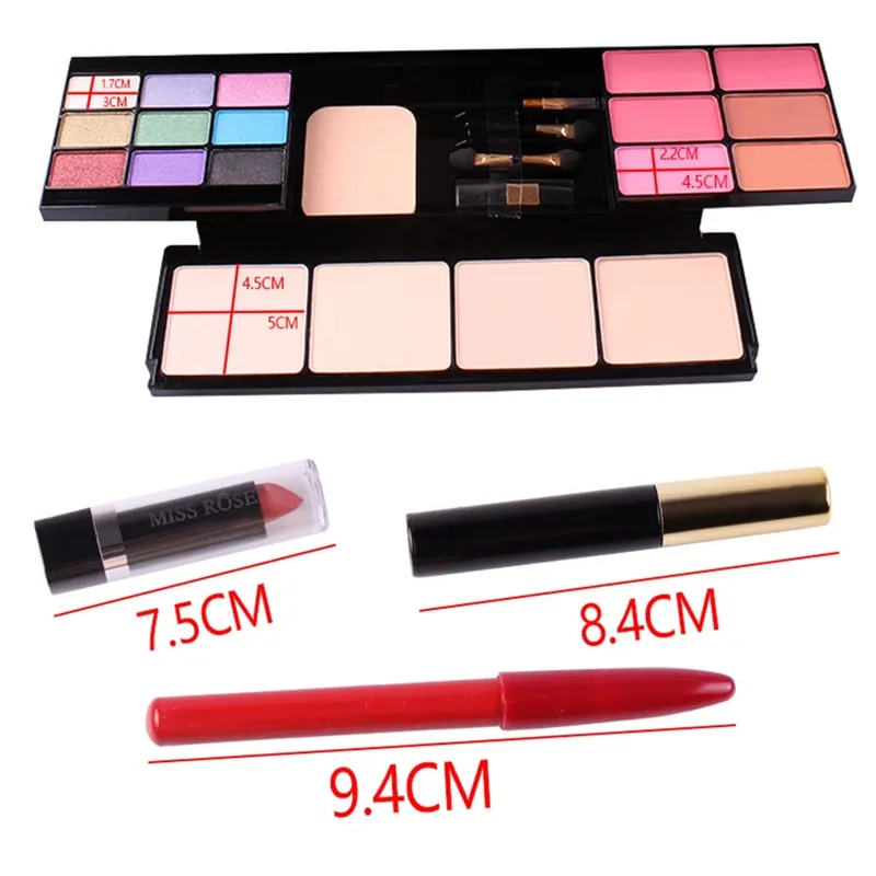 Multi-function Comestic Kit All-in-one Eyeshadow Makeup Brushes Lipstick Make Up Set Palette Case Professional Makeup Artist Box
