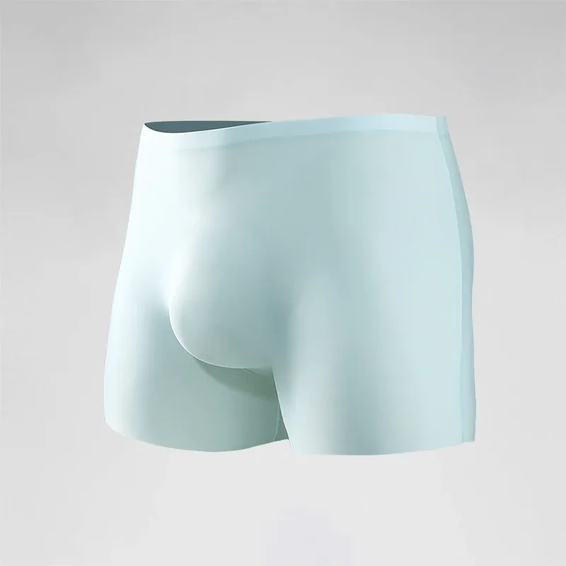 Men's Underwear Men's 3D Stamping Ice Silk Boxers Seamless Thin Boxers Lengthened Sports Summer Short Shorts Head 3256808314323130
