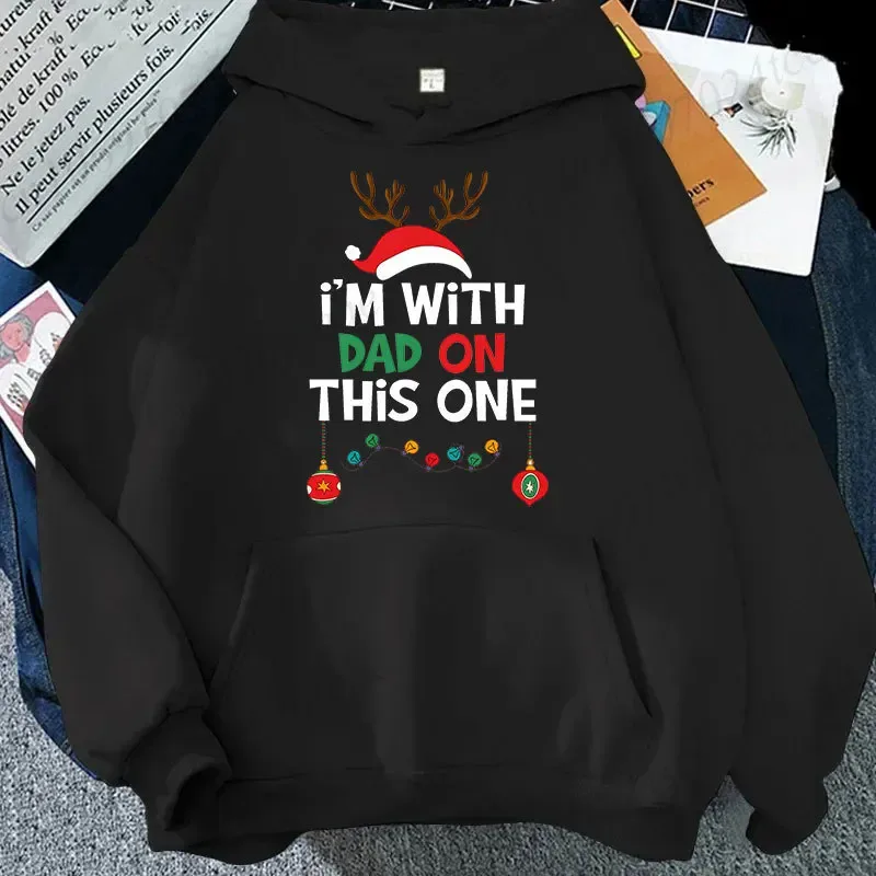 Casal natal combinando hoodies conjunto eu não faço combinando roupas de natal impressão camisolas natal festa de família combinando topos — image 18