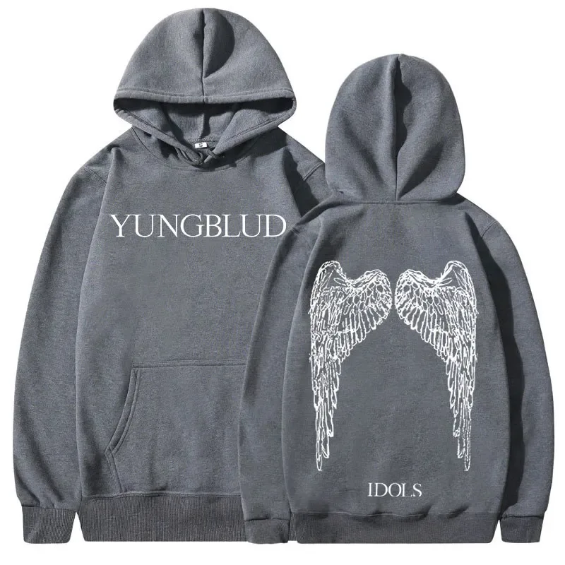 Yungblud IDOLS Wings Album Tour 2025 sweat à capuche pour homme femmes Vintage mode sweats à capuche Hip Hop surdimensionné pulls Streetwear
