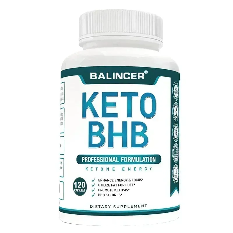 Balincer BHB Ketogenic Fat Burning Capsules Burn Belly Fat Muscle Growth Nutrition Diet Control Accelerate Metabolism