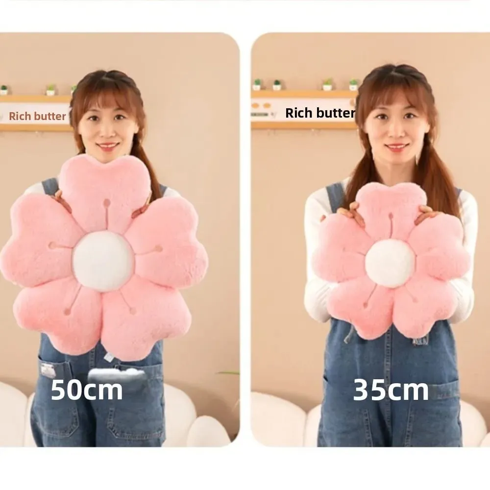 Soft Flower-Shaped Throw Pillow Cute Mattress Comfortable Sofa Decor Cushion Floor Cushion Chair Cushion Gift