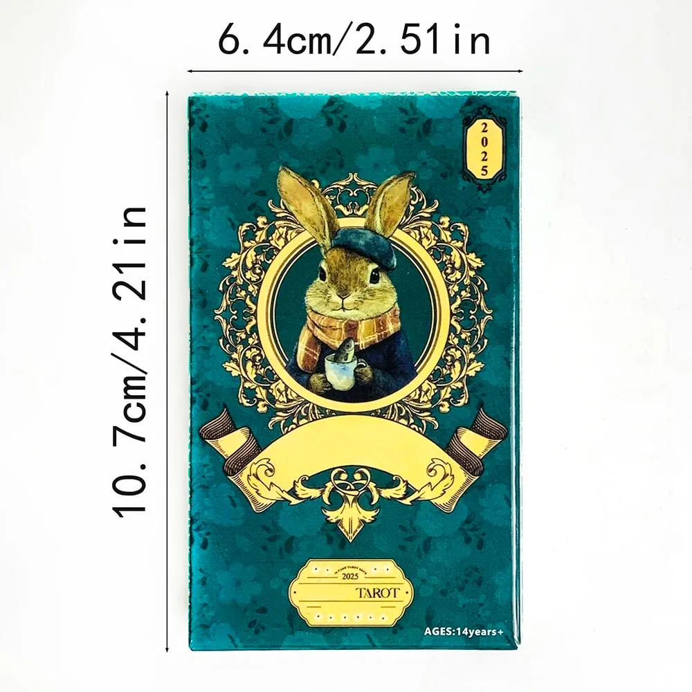 2026 New Tarot Cards 78 Card Tarot Deck English Version Destiny Prediction Divination Board Game Family Gathering Card Game