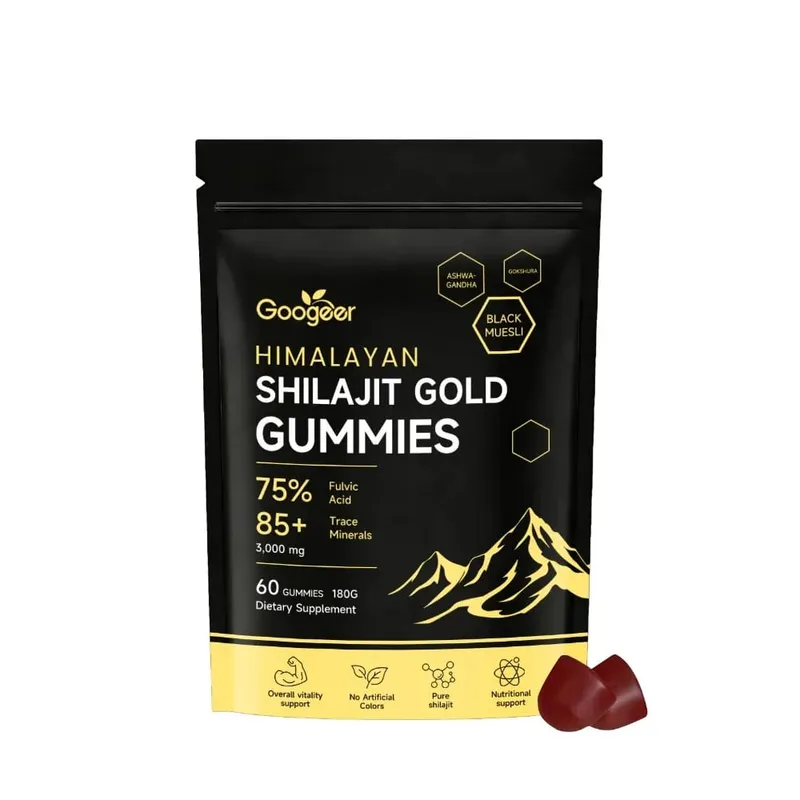 Himalaya Shilajit Gold 60 Gummies Minerals Formula understøtter energiboost og kropsvitalitet Naturligt ernæringsmæssigt kosttilskud