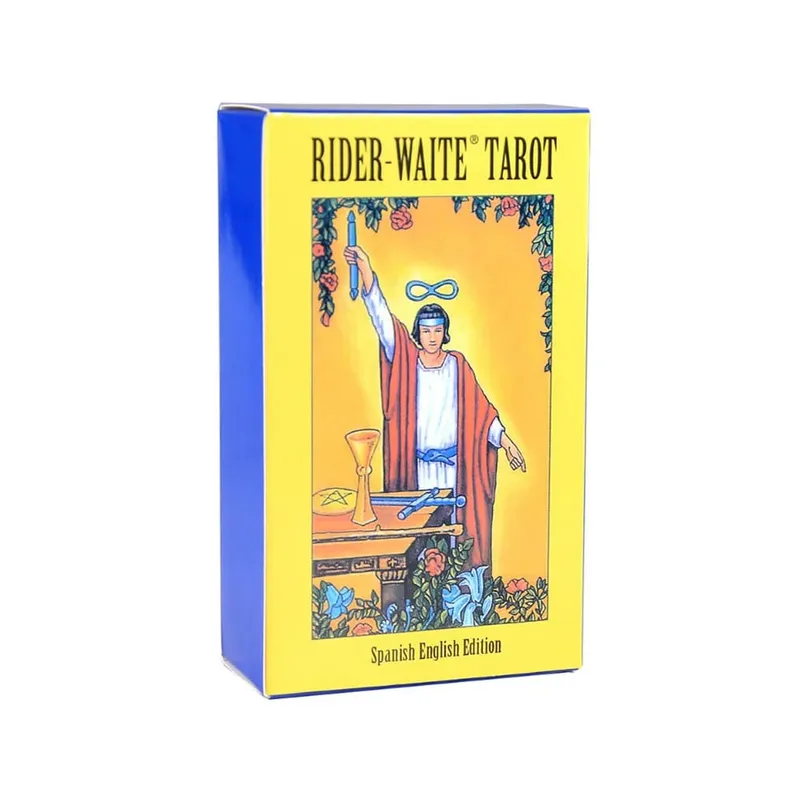 Rider Waite Tarot Card Divination Personal Use Tarot Deck Full English Spanish Version Oracles Deck for Girl Board Playing Game