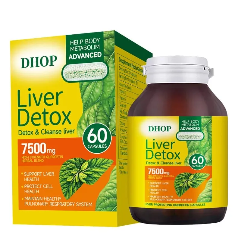 Milk Thistle Liver Health Capsules 60 Count with Vitamin C E Choline Curcumin- Supports Healthy Liver Function
