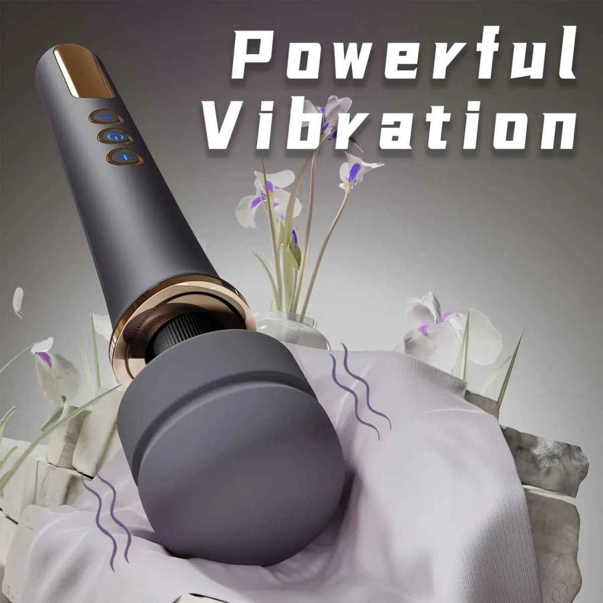 10 Speeds Powerful Handheld Cordless Magic Wand Vibrator for Women Big Vibrator Massager for G Spot Clitoris Stimulator Sex Toy — image 3