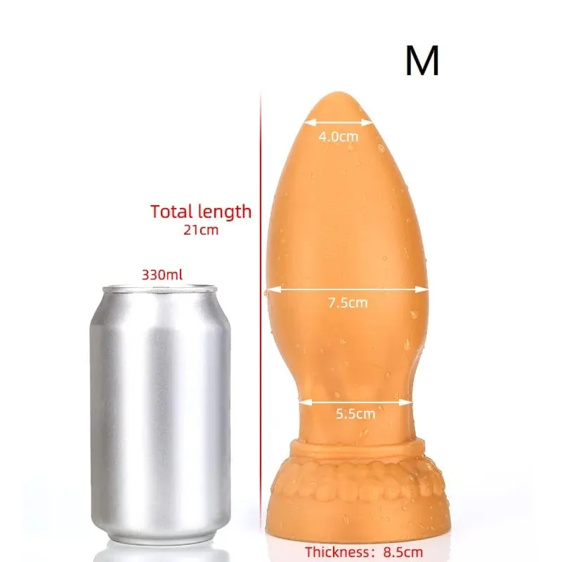 Super Huge Liquid Silicone Anal Plug Big Dildo ButtPlug Prostate Massager Vagina Anus Expansion Sex Toys Product For Men Gay — image 8