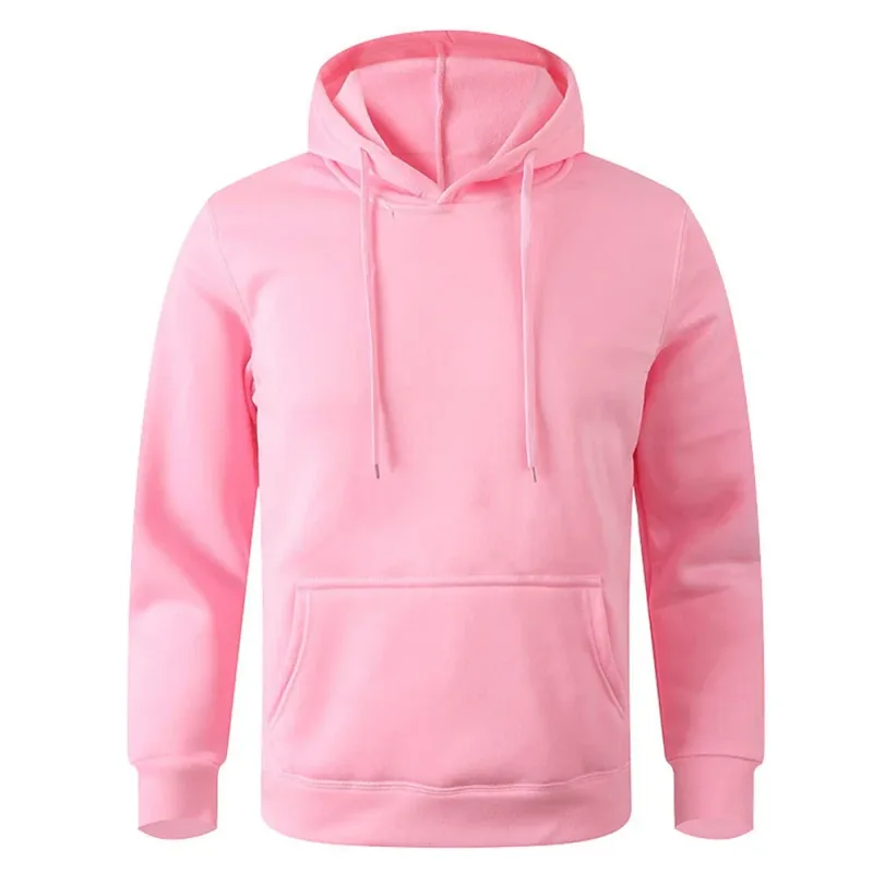 Men's Soft Loose - Fit Fleece Pullover Hooded Sweatshirt With Pockets For Cold Days
