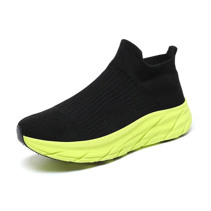 Men's Running Shoes Lightweight Breathable Mesh Elastic Comfortable Durable Fashion Casual Hot Selling Sports Sneakers