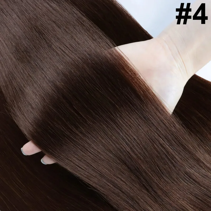 #1B Halo Extensions Human Hair With Clips Natural Black Clip In Hair Extensions Invisible Wire Hair Human Hair Extensions 26In — image 9