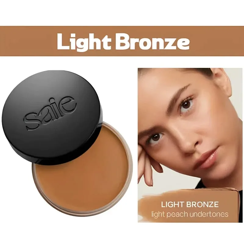 Saie Hydrating Dewy Liquid Blush Buildable Luminous Multi-Use Cheek & Lip Tint Suitable for All Skin Types Natural Facial Makeup