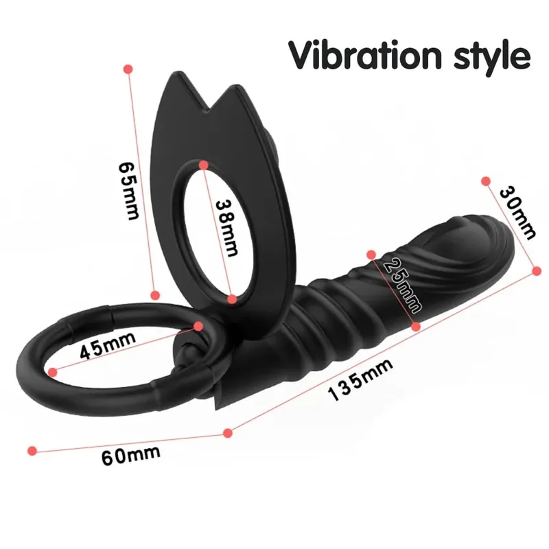 Sex Shop Double Penetration Anal Plug Dildo Big Butt Plug Vibrator For Men Strap On Penis Vagina Plug Adult Sex Toys For Couples — image 4