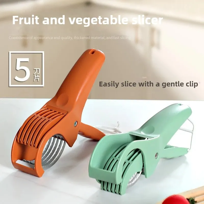 Kitchen Tools Stainless Steel Vegetable and Fruit Slicer Multi Functional Salad Slicer Kitchen Accessories