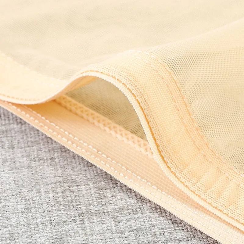 1-2 Pcs Men's Briefs Seamless Transparent Ultra-thin Underpants Breathable Mesh Sexy Male Panties Elastic Underwear Shorts Panty