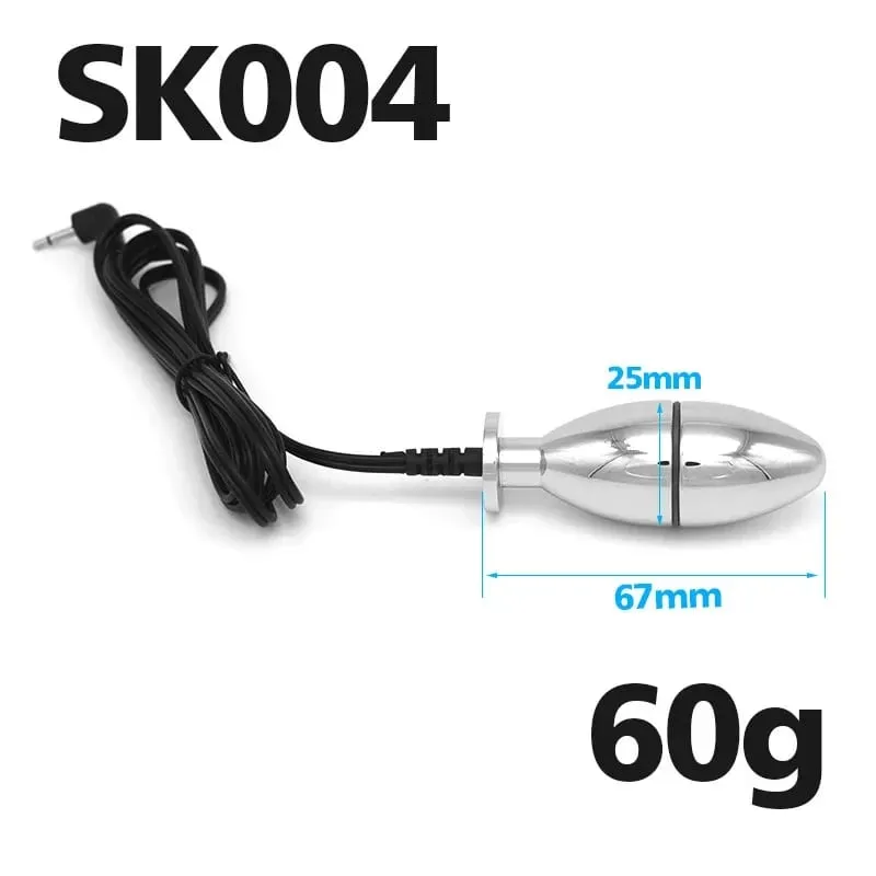 Elektrik Çarpması Fiş Vibratör Anal Plug Seks Oyuncakları Erkek Kadın için Vajinal Mastürbasyon Klitoris Labia Stimülatörü Masajı Butt Plug