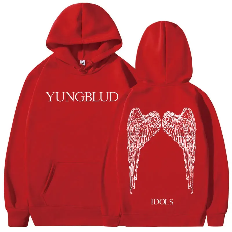 Yungblud IDOLS Wings Album Tour 2025 sweat à capuche pour homme femmes Vintage mode sweats à capuche Hip Hop surdimensionné pulls Streetwear