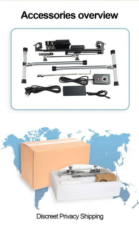 120W Sexmaschine Starke Leistung Turbogetriebe Masturbation Liebesmaschine V-U-Lock Vibrator Sexmaschine mit Dildo