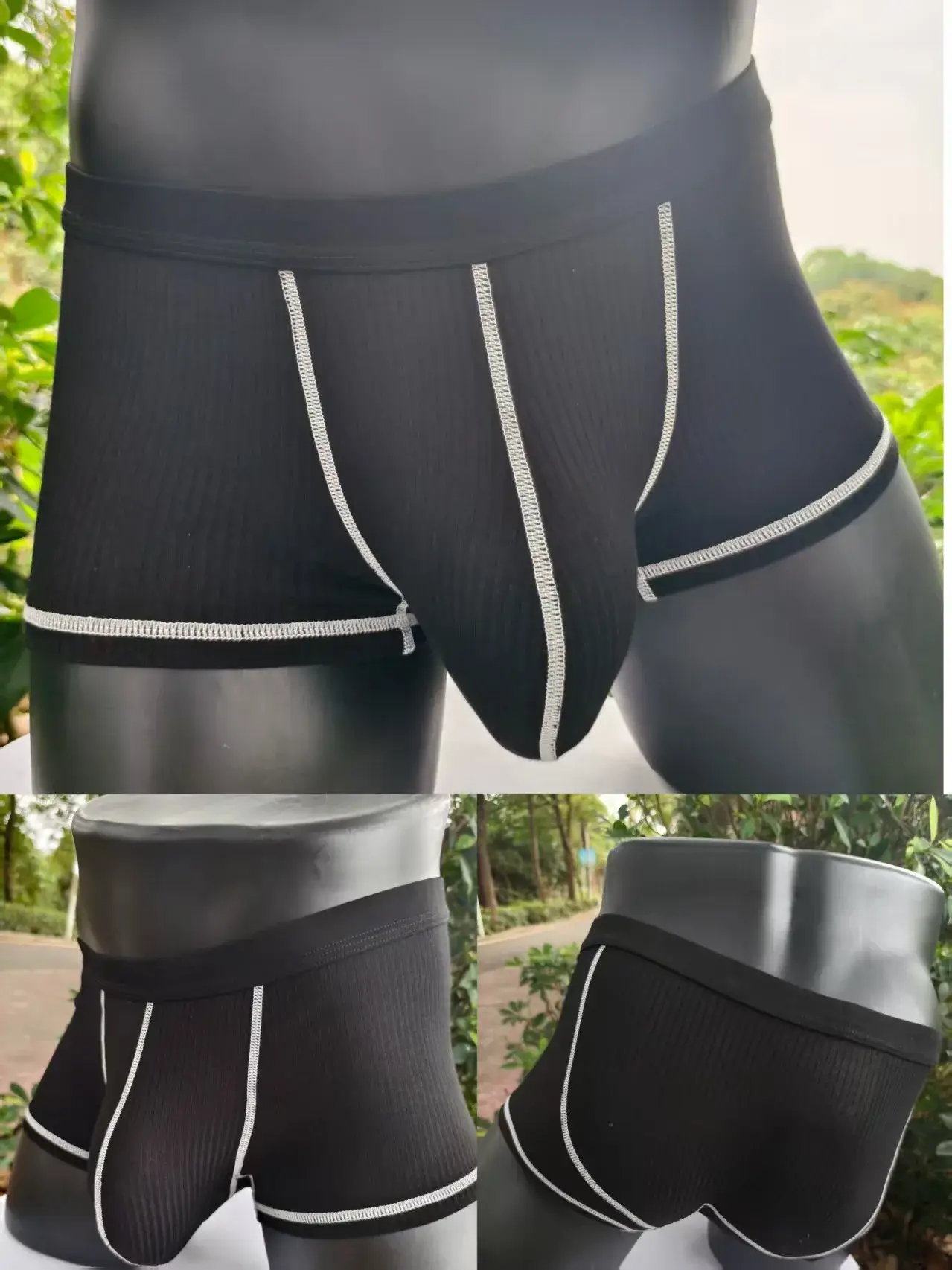 Mens High Elasticity Boxer Shorts Large Pockets Breathable Quick Dry Sports Gym Casual Fashionable Loose Fit Summer Shorts
