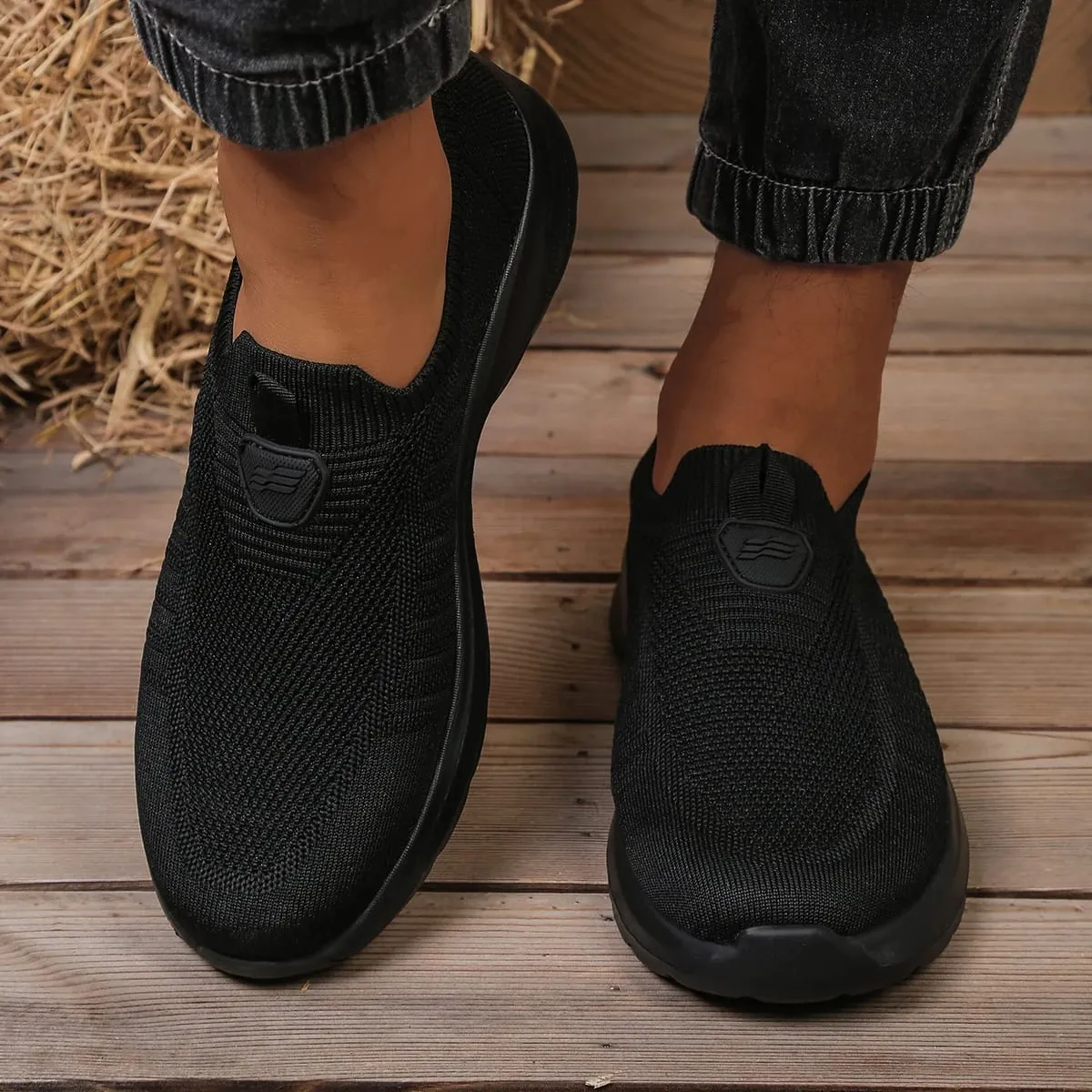Men Solid EVA Walking Casual Shoes - Soft Light Sole - Perfect Daily Outdoor Footwear Free Shipping Shoe — image 5