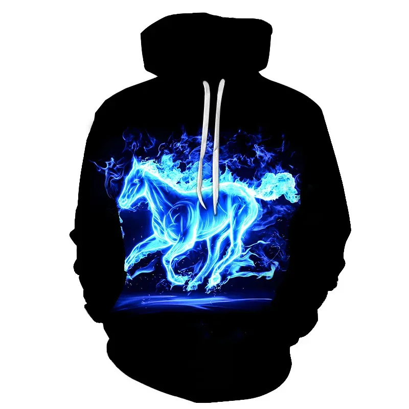 Horse Win Instant Success 3D Print Hoodies Interesting implication Animal Design Men Women Streetwear Pullover Casual Sweatshirt