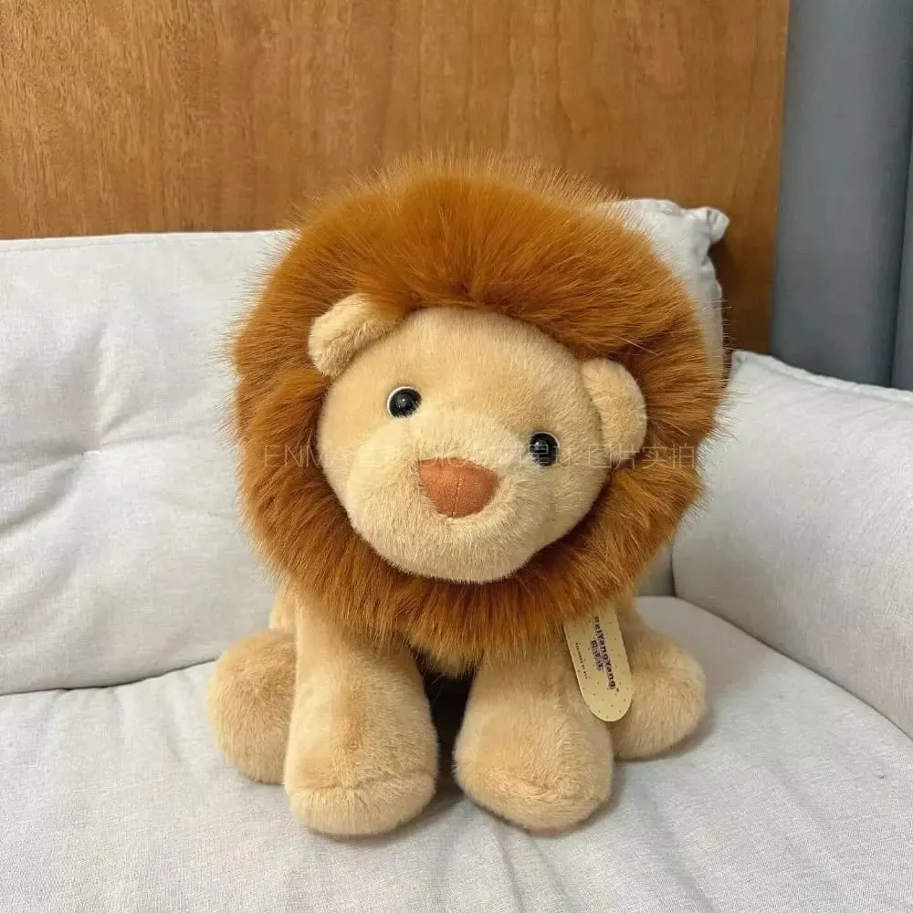 Creative Gift Soft Lion Stuffed Animal Plush Pillow Cute 15.8inch Stuffed Animals Plush Emotional Support Stuffed Toys