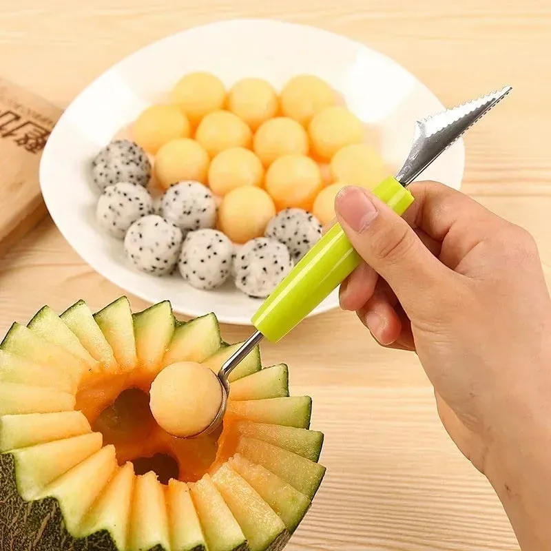 Cucina Verdura Carve Frutta Affettatrice Dispositivo Scoop Ballers Cutter Chop Gadget Gadget da cucina Gadget per la casa